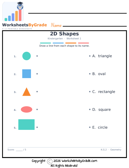 2D Shapes preview